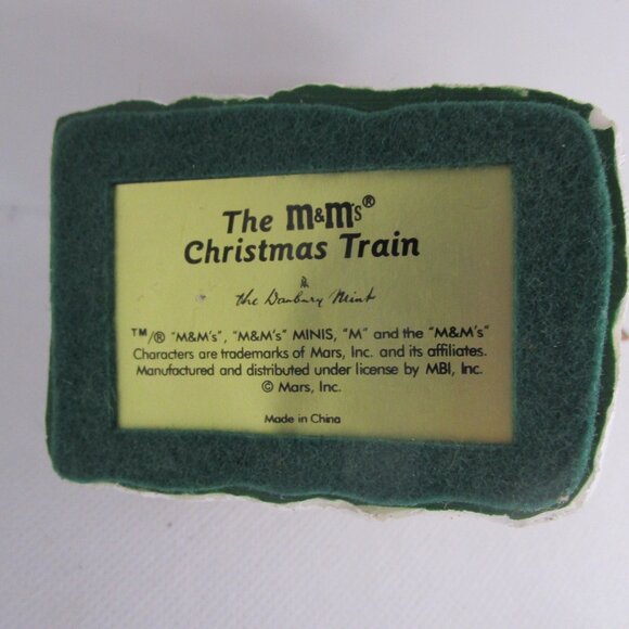 The M &M’s Christmas Train By The Danbury Mint Replacement Locomotive - See Pics - Picture 14 of 15